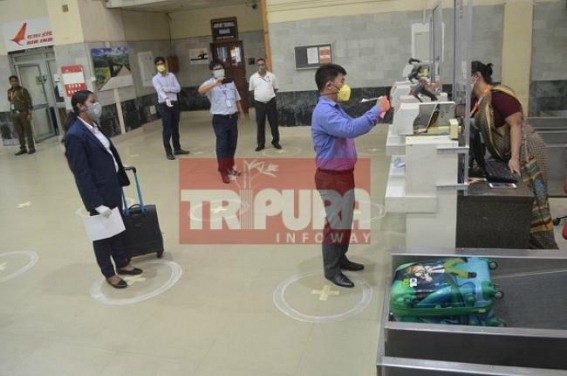 Agartala MBB Airport starts ‘Touchless’ boarding Agartala MBB Airport starts ‘Touchless’ boarding